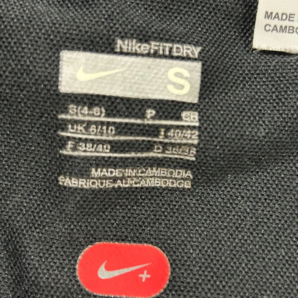 Nike Leggings Womens Size S Black Fit Dry Cropped Athletic Running Mesh Pocket